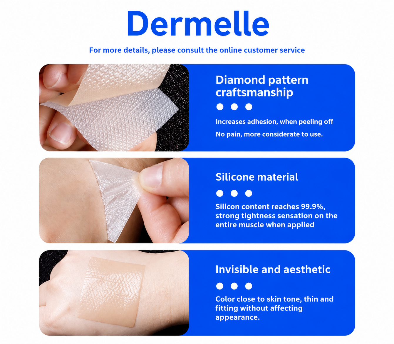 Dermelle Scar Sheets